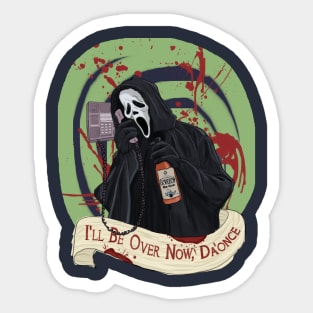 I'll Be Over Now, Da'Once Sticker